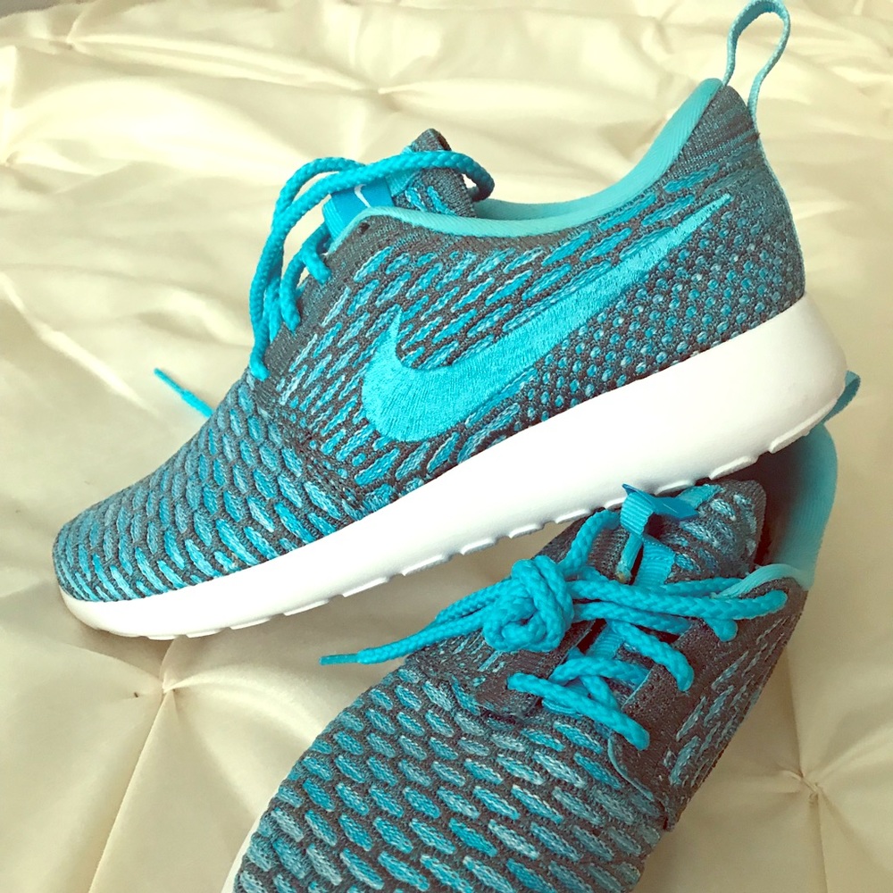 Turquoise Blue Nike Sneakers